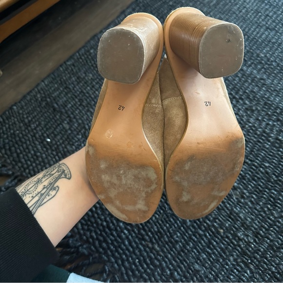 Asos Tan Suede Sling Back Heel - Picture 5 of 9